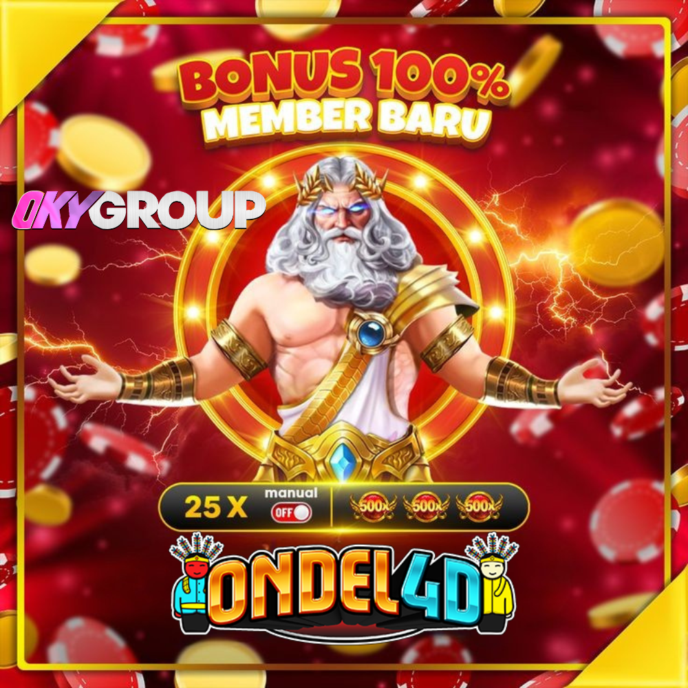 SLOT ONDEL4D DENGAN BONUS 100% MEMBER BARU